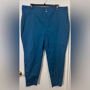 Terra & Sky Women's Teal Chinos